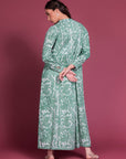 Gol - E - Paisli Sabz Kaftan