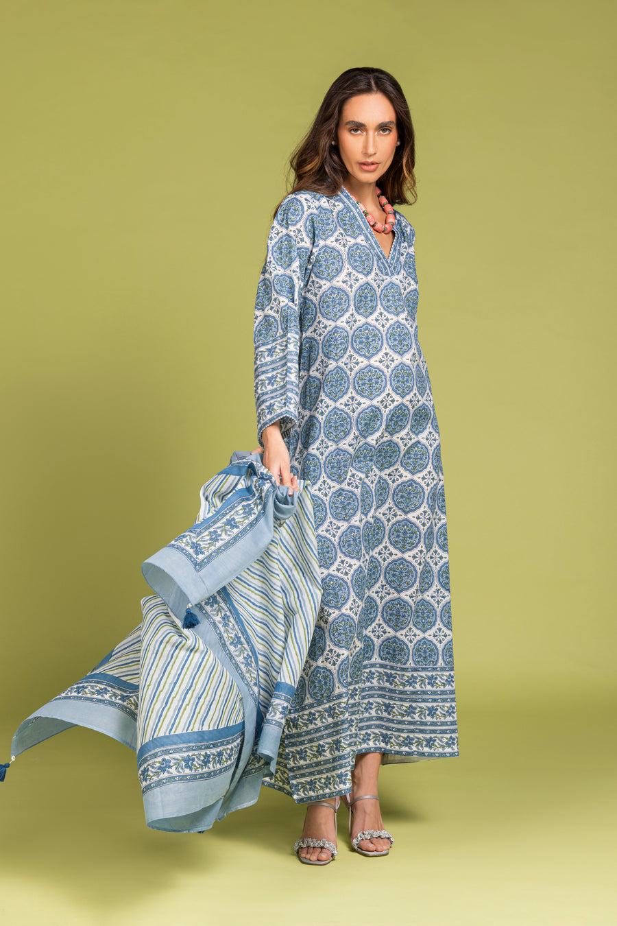 Gol - E - Tabasom Kaftan