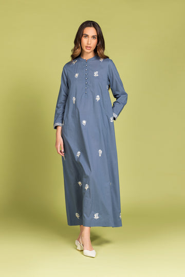 Zeenat E Lalah Cotton Kaftan