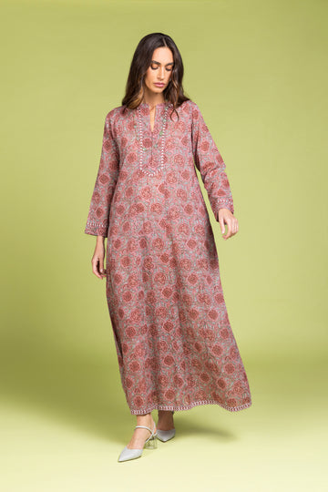 Gol - E - Nastran Cotton Kaftan