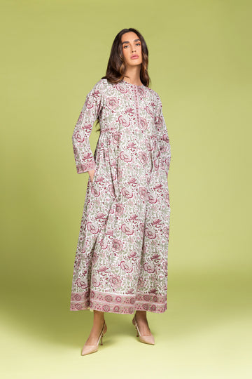 Gol - E - Niloofar Cotton Kaftan