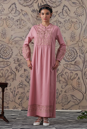 Perdita Rose Blush Kaftan