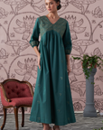 Cordilia Forest Green Kaftan