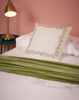 Niam Pink Embroidered Cushion (45cm x 45cm)