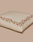 Niam Pink Embroidered Cushion (45cm x 45cm)