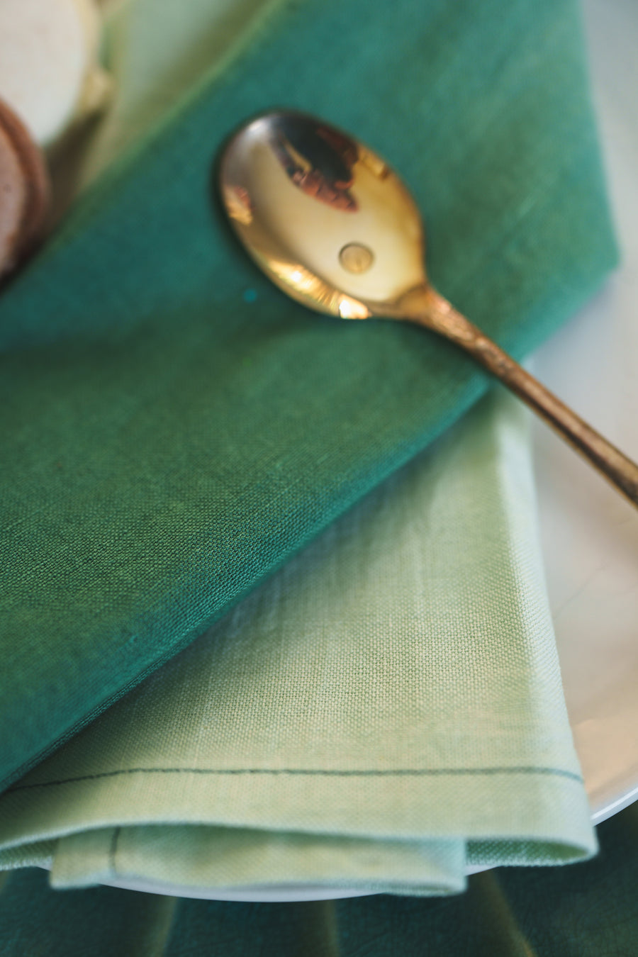 Table Napkin Pistou Ombre Green