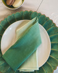 Table Napkin Pistou Ombre Green