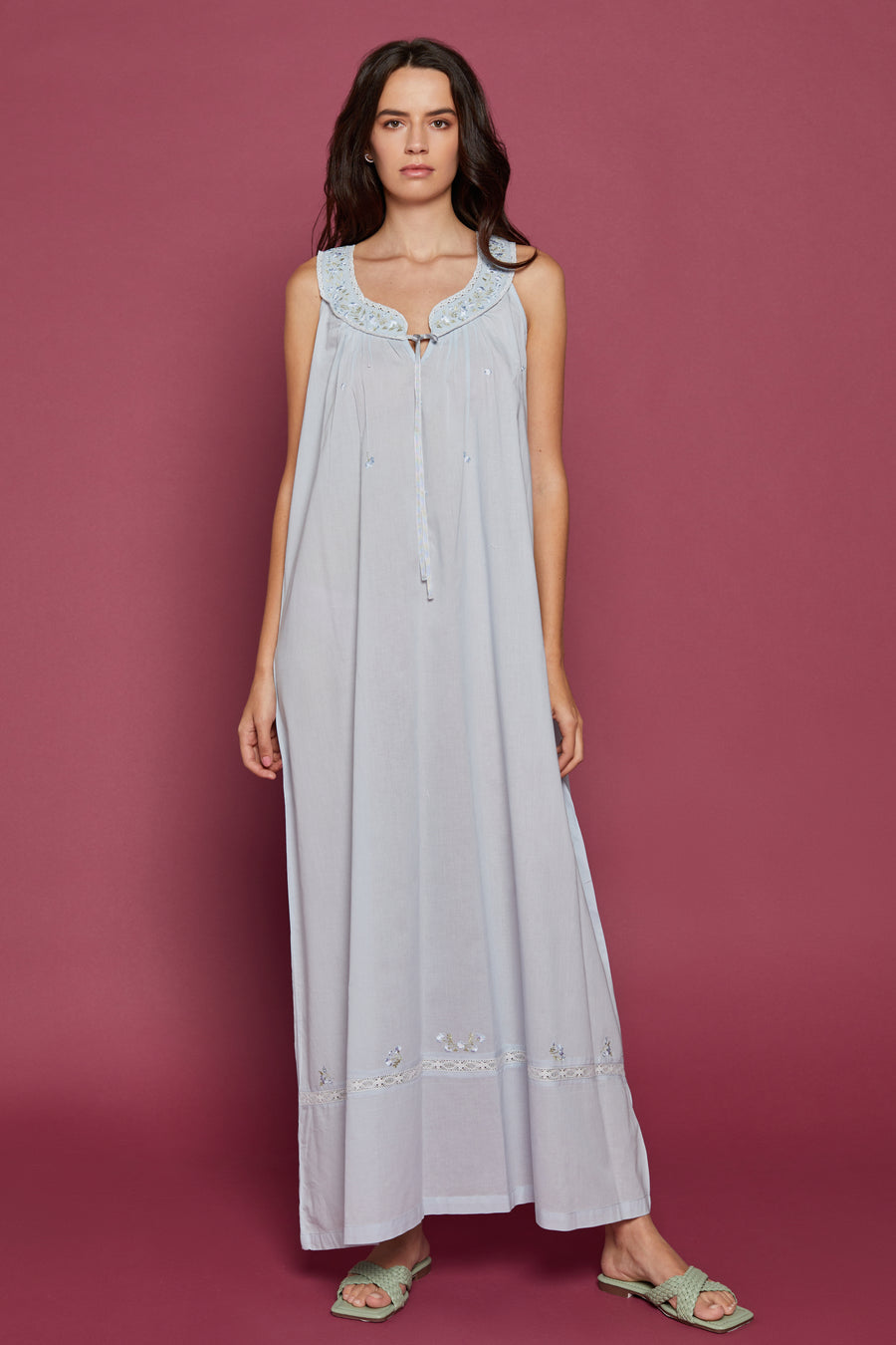 Robe and Nightdress Shimmer Dream Blue