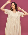 Noor Honey Yellow Short Sleeve Nightdress