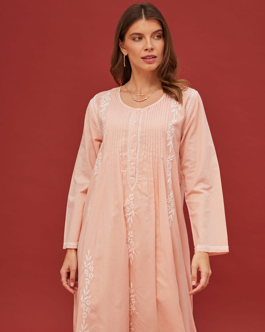 Noor Peach Nightdress