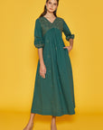 Cordilia Forest Green Kaftan