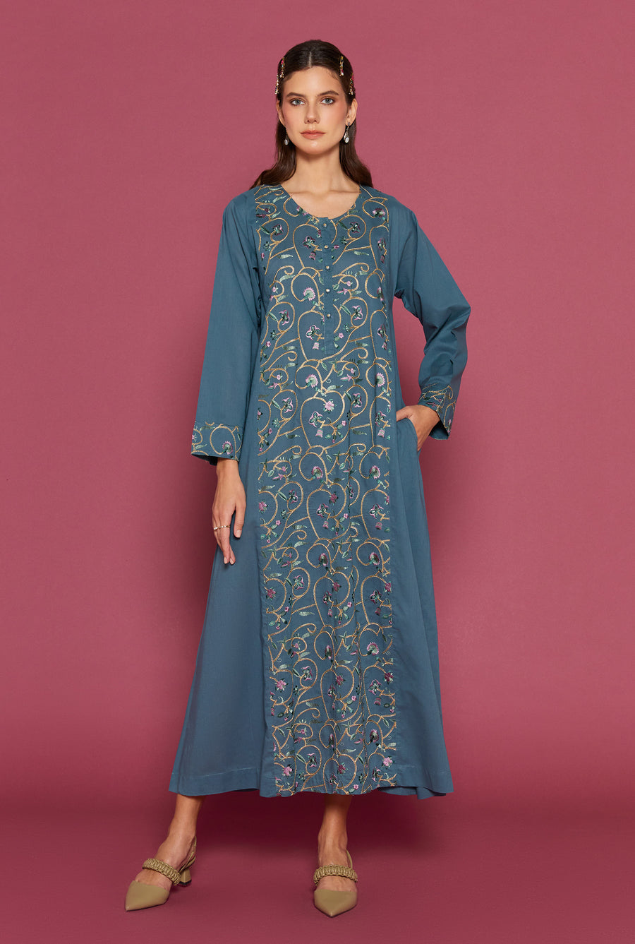 Tamora Peacock Kaftan