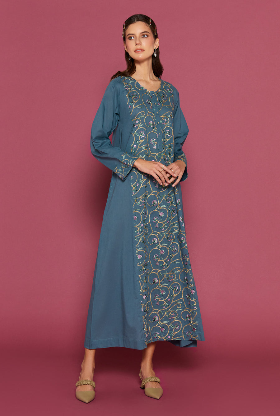 Tamora Peacock Kaftan