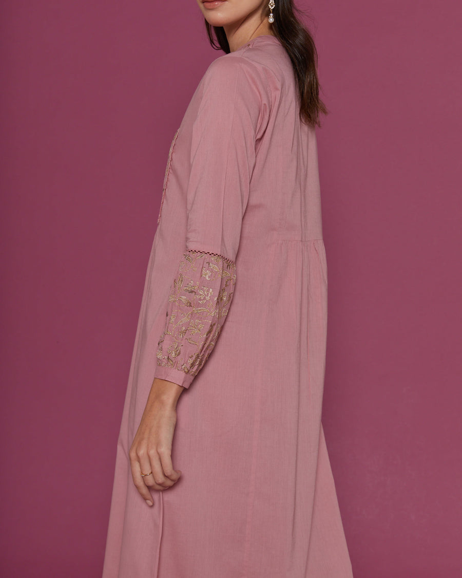 Perdita Rose Blush Kaftan