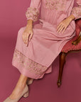 Perdita Rose Blush Kaftan