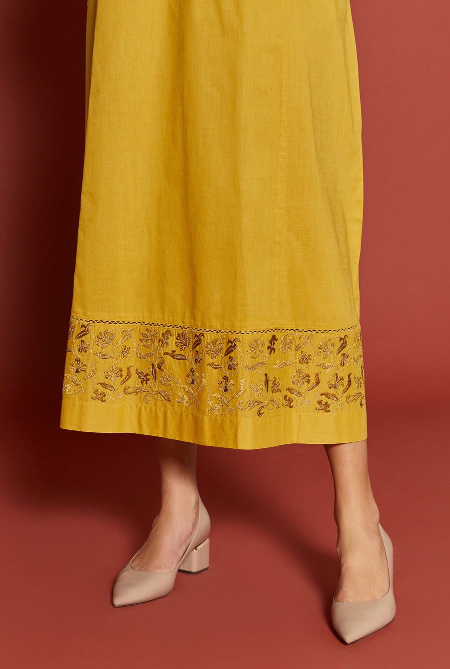 Perdita Ochre Kaftan