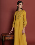 Perdita Ochre Kaftan