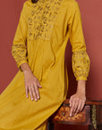 Perdita Ochre Kaftan