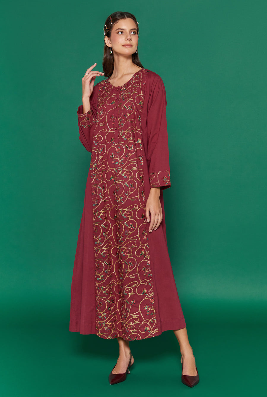 Tamora Amethyst Kaftan