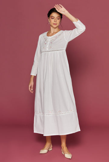 Tickle Me Pink Cotton Nightdress