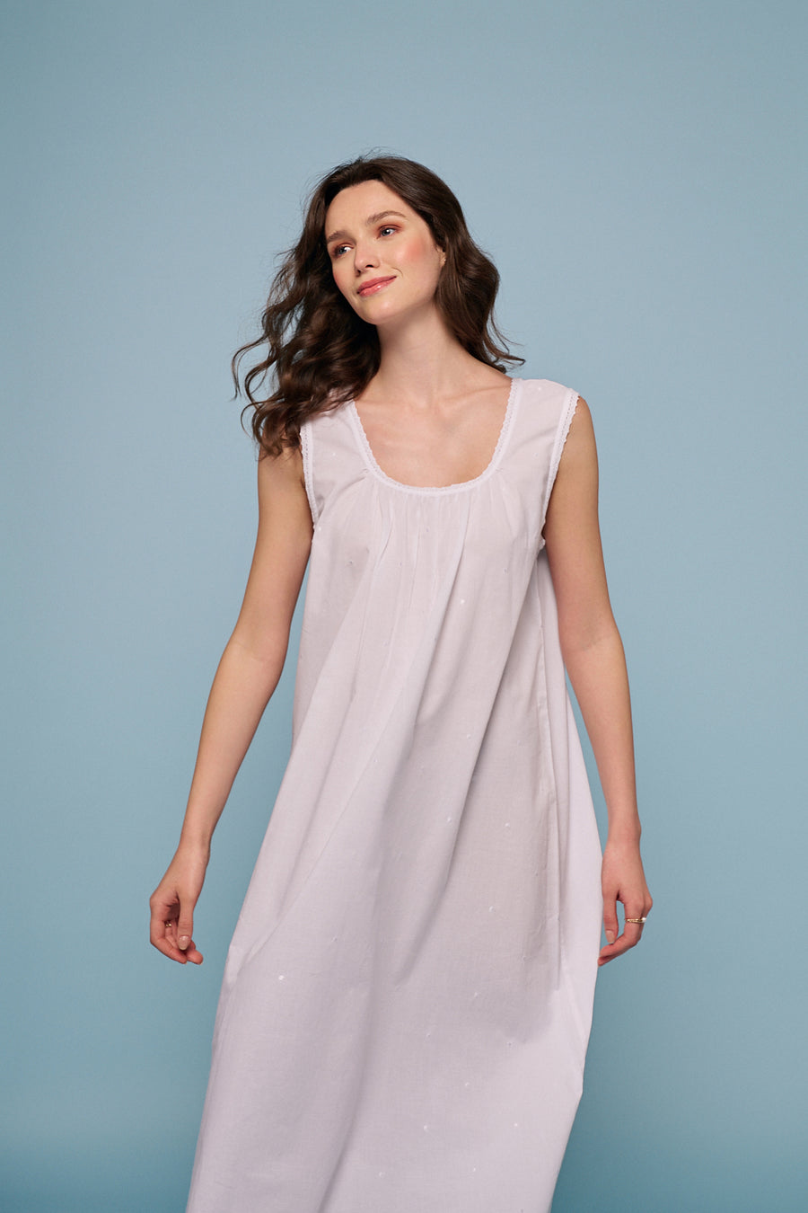 Nightdress Elara White