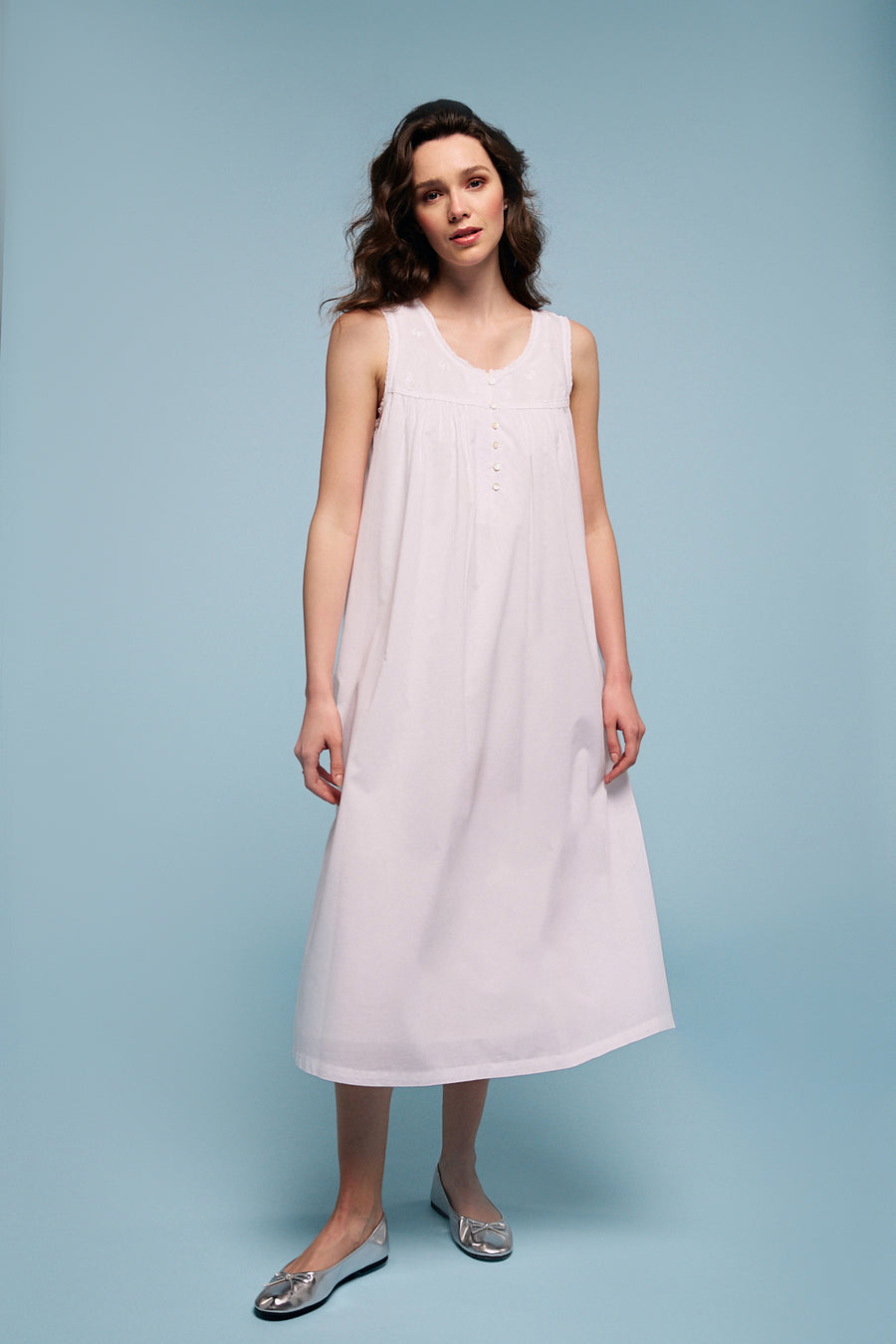 Nightdress Theia White